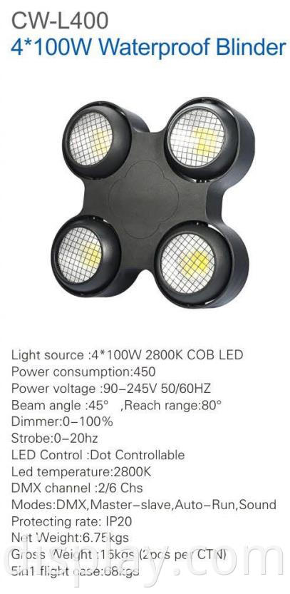 4x100w Waterproof Blinder